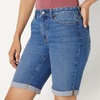 Amazon Essentials Women’s Slim Fit Denim Bermuda Shorts with Pockets(Medium Blue Vintage)