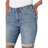 Amazon Essentials Women’s Slim Fit Denim Bermuda Shorts with Pockets(Medium Wash)