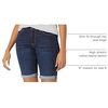 Amazon Essentials Women’s Slim Fit Denim Bermuda Shorts with Pockets(Rinse)