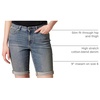 Amazon Essentials Women’s Slim Fit Denim Bermuda Shorts with Pockets(Vintage Wash)