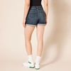 Amazon Essentials Women’s Slim Fit Mid-Rise 4″ Denim Shorts(Dark Wash)