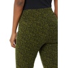 Amazon Essentials Women’s Slim-Fit Bi-Stretch Side Zip Ankle Pant(Black Olive Animal Print)