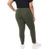 Amazon Essentials Women’s Slim-Fit Bi-Stretch Side Zip Ankle Pant(Dark Green)
