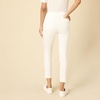 Amazon Essentials Women’s Slim-Fit Bi-Stretch Side Zip Ankle Pant(Ivory)