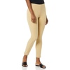 Amazon Essentials Women’s Slim-Fit Bi-Stretch Side Zip Ankle Pant(Tan)