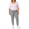 Amazon Essentials Women’s Slim-Fit Bi-Stretch Side Zip Ankle Pant(White/Black  Gingham)