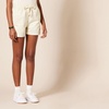 Amazon Essentials Women’s Stretch Cotton Mid-Rise Pull-On Relaxed-Fit Shorts(Beige)
