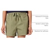 Amazon Essentials Women’s Stretch Cotton Mid-Rise Pull-On Relaxed-Fit Shorts(Light Olive)