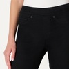 Amazon Essentials Women’s Stretch Denim Mid-Rise Pull-On Skinny Jegging(Black)