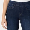 Amazon Essentials Women’s Stretch Denim Mid-Rise Pull-On Skinny Jegging(Dark Wash)