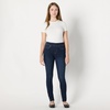 Amazon Essentials Women’s Stretch Denim Mid-Rise Pull-On Skinny Jegging(Dark Wash)