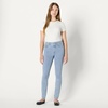 Amazon Essentials Women’s Stretch Denim Mid-Rise Pull-On Skinny Jegging(Iced Light Wash)