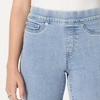 Amazon Essentials Women’s Stretch Denim Mid-Rise Pull-On Skinny Jegging(Iced Light Wash)