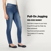 Amazon Essentials Women’s Stretch Denim Mid-Rise Pull-On Skinny Jegging(Medium Wash)
