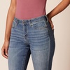 Amazon Essentials Women’s Stretchy Mid Rise Curvy Skinny Jeans – Discontinued Colors(Medium Wash)