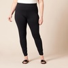 Amazon Essentials Women’s Stretchy Ponte Legging (Available in Plus Size)(Black)
