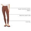 Amazon Essentials Women’s Stretchy Ponte Legging (Available in Plus Size)(Deep Brown)