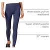 Amazon Essentials Women’s Stretchy Ponte Legging (Available in Plus Size)(Navy)
