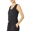 Amazon Essentials Women’s Studio Terry Stretchy Jumpsuit for Exercise (Available in Plus Size)(Black)