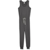 Amazon Essentials Women’s Studio Terry Stretchy Jumpsuit for Exercise (Available in Plus Size)(Charcoal Grey Heather)