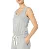 Amazon Essentials Women’s Studio Terry Stretchy Jumpsuit for Exercise (Available in Plus Size)(Light Grey Heather)