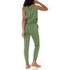 Amazon Essentials Women’s Studio Terry Stretchy Jumpsuit for Exercise (Available in Plus Size)(Military Green)