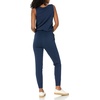 Amazon Essentials Women’s Studio Terry Stretchy Jumpsuit for Exercise (Available in Plus Size)(Navy)