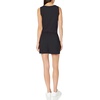 Amazon Essentials Women’s Studio Terry V Neck Romper, Stretchy Exercise Loungewear, Soft(Black)