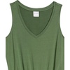 Amazon Essentials Women’s Studio Terry V Neck Romper, Stretchy Exercise Loungewear, Soft(Military Green)