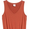 Amazon Essentials Women’s Studio Terry V Neck Romper, Stretchy Exercise Loungewear, Soft(Terracotta)