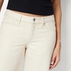 Amazon Essentials Women’s Ultra Soft Low-Rise Wide Leg Jean(Ecru)