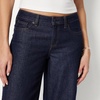 Amazon Essentials Women’s Ultra Soft Low-Rise Wide Leg Jean(Rinse Denim)