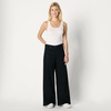 Amazon Essentials Women’s Ultra Soft Mid-Rise Wide Leg Jeans(Black)