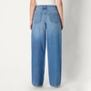Amazon Essentials Women’s Ultra Soft Mid-Rise Wide Leg Jeans(Slate Blue Wash)