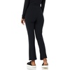 Amazon Essentials Women’s Wide Rib Flared Ankle Pant (Previously Daily Ritual)(Black)