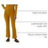 Amazon Essentials Women’s Wide Rib Flared Ankle Pant (Previously Daily Ritual)(Brown)