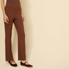 Amazon Essentials Women’s Wide Rib Flared Ankle Pant (Previously Daily Ritual)(Chocolate)