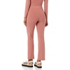Amazon Essentials Women’s Wide Rib Flared Ankle Pant (Previously Daily Ritual)(Terracotta)