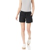 Amazon Essentials Women’s 5″ Inseam Drawstring Linen Blend Shorts with Elastic Waist (Available in Plus Size)(Black)