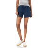 Amazon Essentials Women’s 5″ Inseam Drawstring Linen Blend Shorts with Elastic Waist (Available in Plus Size)(Dark Blue)