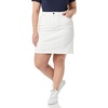 Amazon Essentials Women’s Classic 5-Pocket Denim Skirt(White Wash)