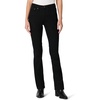 Amazon Essentials Women’s Curvy Slim-Fit Mid-Rise Bootcut Jeans(Black)
