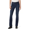 Amazon Essentials Women’s Curvy Slim-Fit Mid-Rise Bootcut Jeans(Dark Midnight Wash)