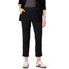 Amazon Essentials Women’s High-Rise Regular-Fit Ankle-Length Tapered-Leg Khaki Pant(Black)