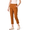 Amazon Essentials Women’s High-Rise Regular-Fit Ankle-Length Tapered-Leg Khaki Pant(Caramel)