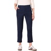 Amazon Essentials Women’s High-Rise Regular-Fit Ankle-Length Tapered-Leg Khaki Pant(Navy)
