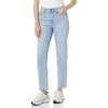 Amazon Essentials Women’s High-Rise Straight Jeans – Discontinued Colors(Light Wash)