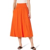 Amazon Essentials Women’s Jersey Pull On Midi Length Skirt(Orange)