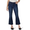 Amazon Essentials Women’s Medium Stretch Mid-Rise Fashion-Forward Kick Crop Jeans(Dark Shadow Wash)