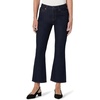 Amazon Essentials Women’s Medium Stretch Mid-Rise Fashion-Forward Kick Crop Jeans(Rinse)